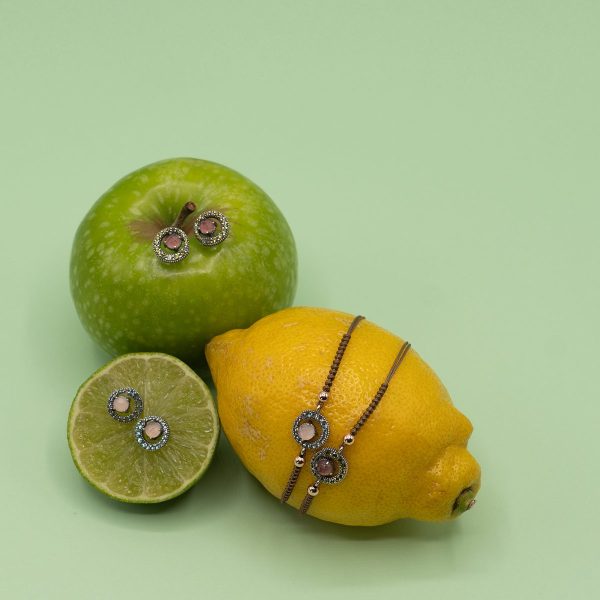 Banana Moon set : pendentif, boucles d'oreilles et bracelet