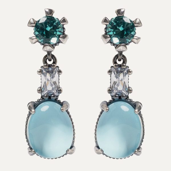 Boucles d'oreilles Elissa Cyan